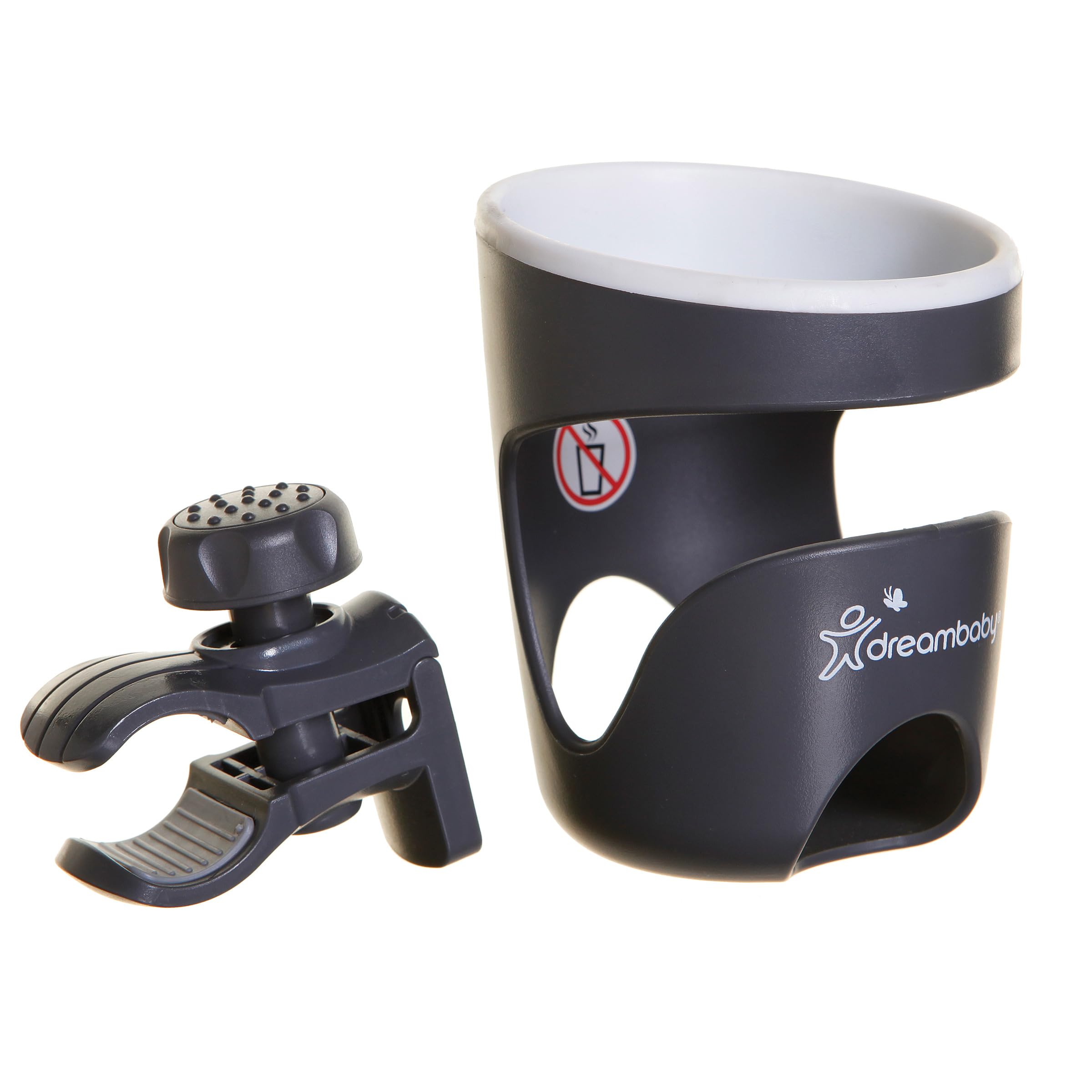 Dreambaby Strollerbuddy Stroller/Pram Drink Holder, Grey