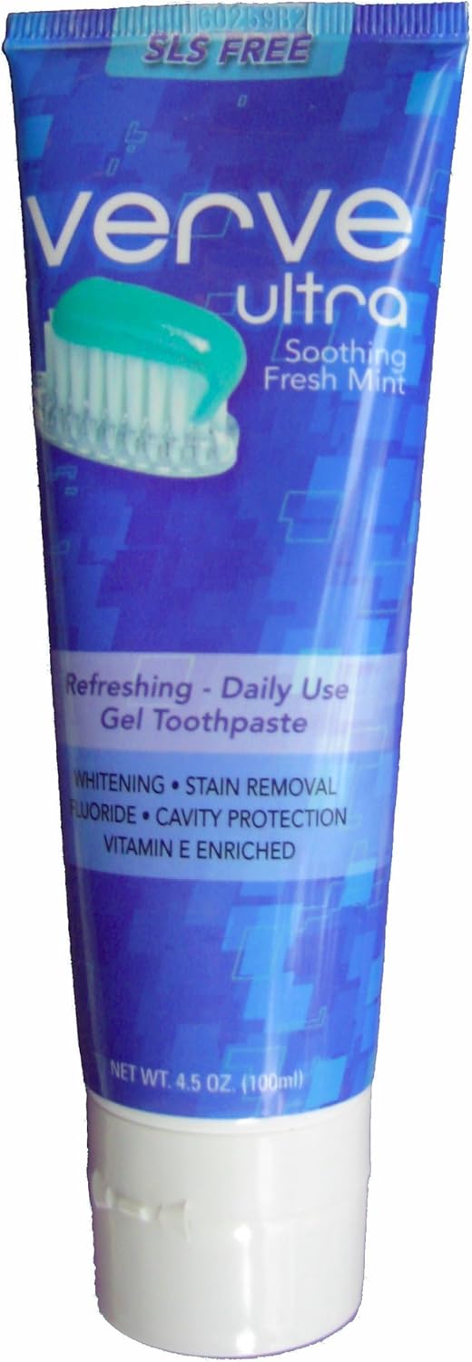 Verve Ultra SLSFree Toothpaste with Fluoride, 4.5 oz. by Verve Amazon