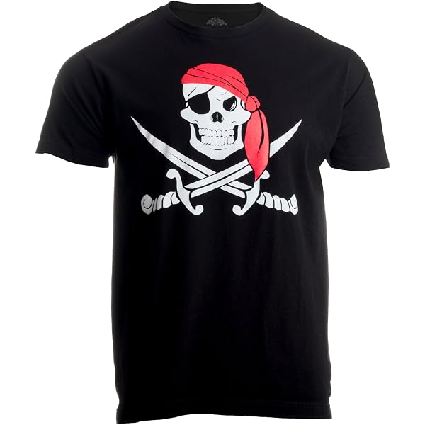 Vintage Pirate Skull Hoodie - Jolly Roger Flag Pullover Sweatshirt (Unisex, Black, 2XL)