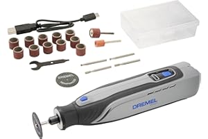 Dremel 8150 8V Cordless Rotary Tool Kit - Includes 20 Accessories, Ideal for Both Creative and Functional Tasks