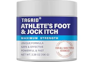 TAGRID Athlete's Foot Treatment, Jock Itch, Athletes Foot, Most Athlete’s Foot Between Toes, Athletes Foot Cream - 100mL