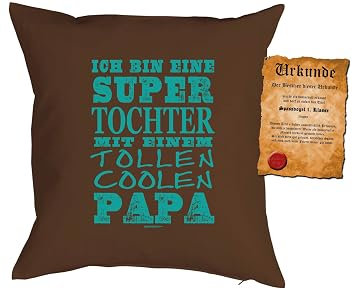 Papa Kissen Sprüche Vater Kuschelkissen Väter Sprüche