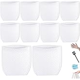 T-03193 Cloth Vacuum Filter Replacement for Makita T-03193, Compatible with XLC02ZB/ZW/RB1W/R1B, LC01, LC01Z,BCL180W – Washable & Reusable Dust Filters for Cordless Vacuums,10 pack with a brush