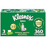 Kleenex Lotion Facial Tissues with Coconut Oil, 3