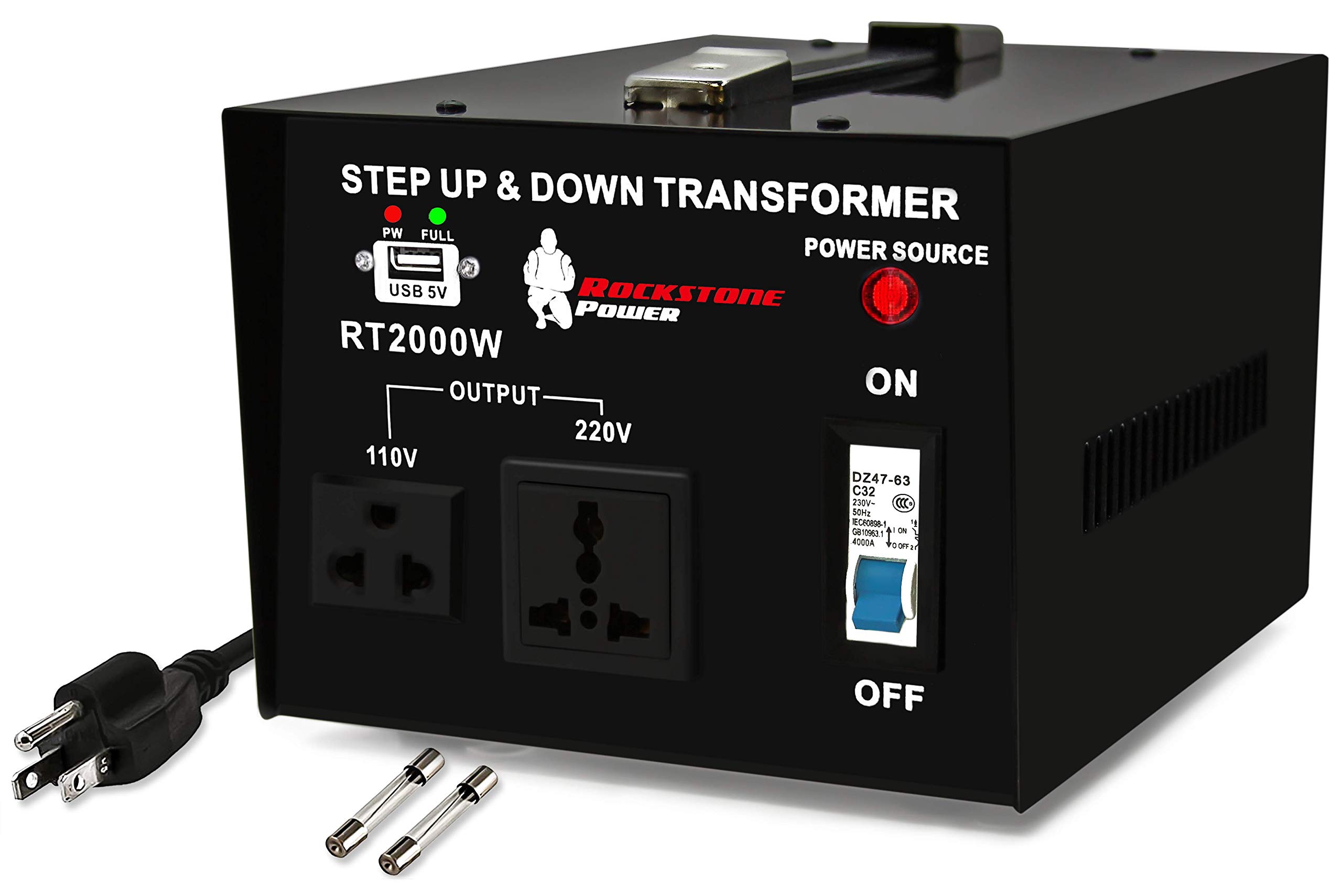 ROCKSTONE POWER 2000 Watt Voltage Converter