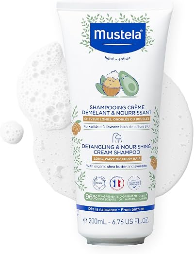 Mustela 200 ml Nourishing Cream Shampoo with Shea Butter & Avocado Oil