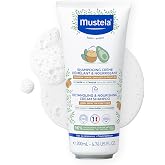 Mustela Detangling &amp; Nourishing Cream Shampoo - Natural Shea Butter &amp; Avocado - Curly &amp; Frizzy Hair - Dermatologist-tested &amp; safe for Babies and Kids - 6.76 US Fl. Oz.