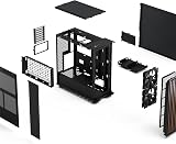 Fractal Design North Charcoal Black Wood Walnut Front ATX Mid Tower Case 140mm view 11