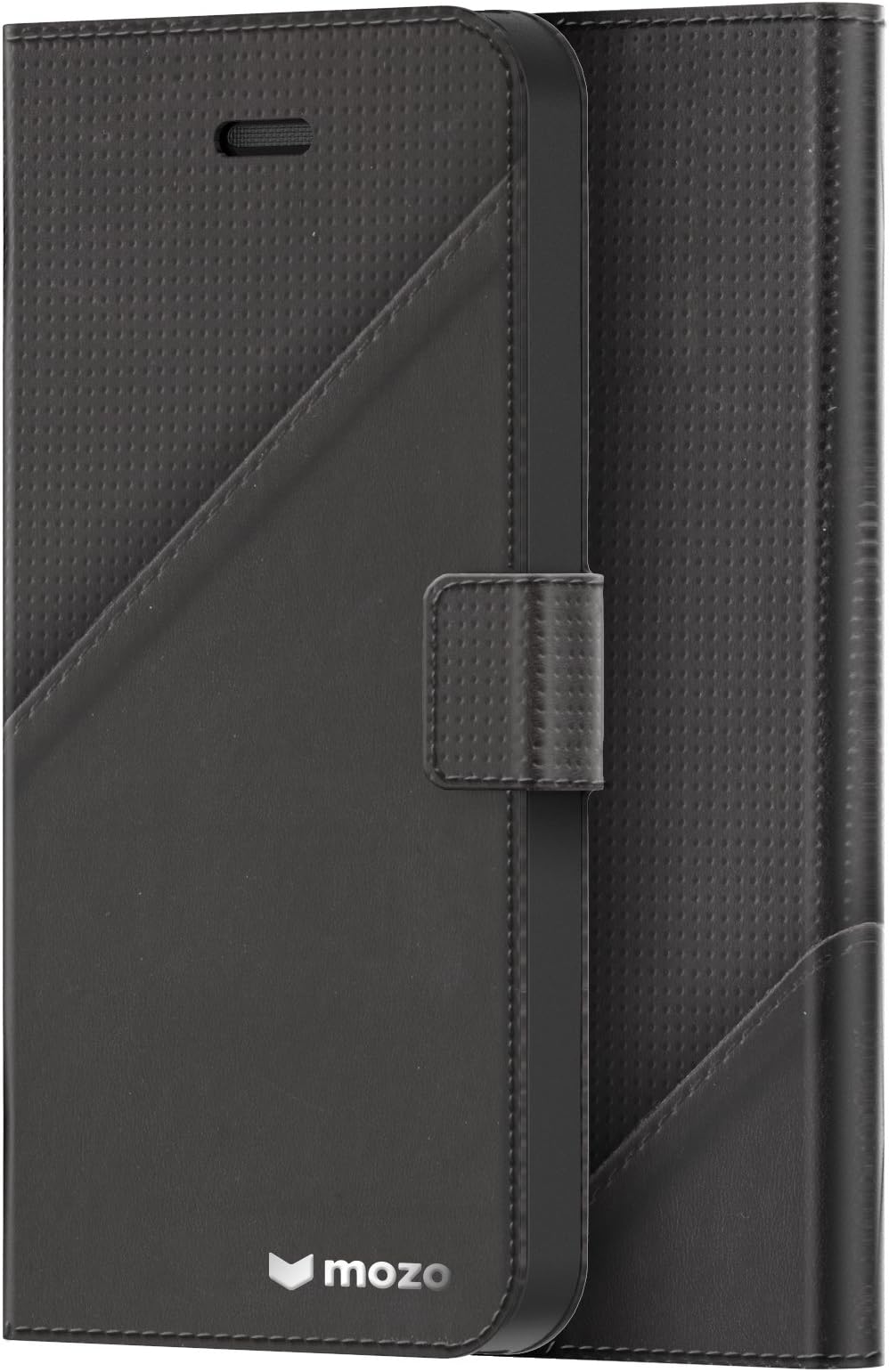 Mozo Flip Cover Case (add-on) Microsoft Lumia 650 – Black Golf