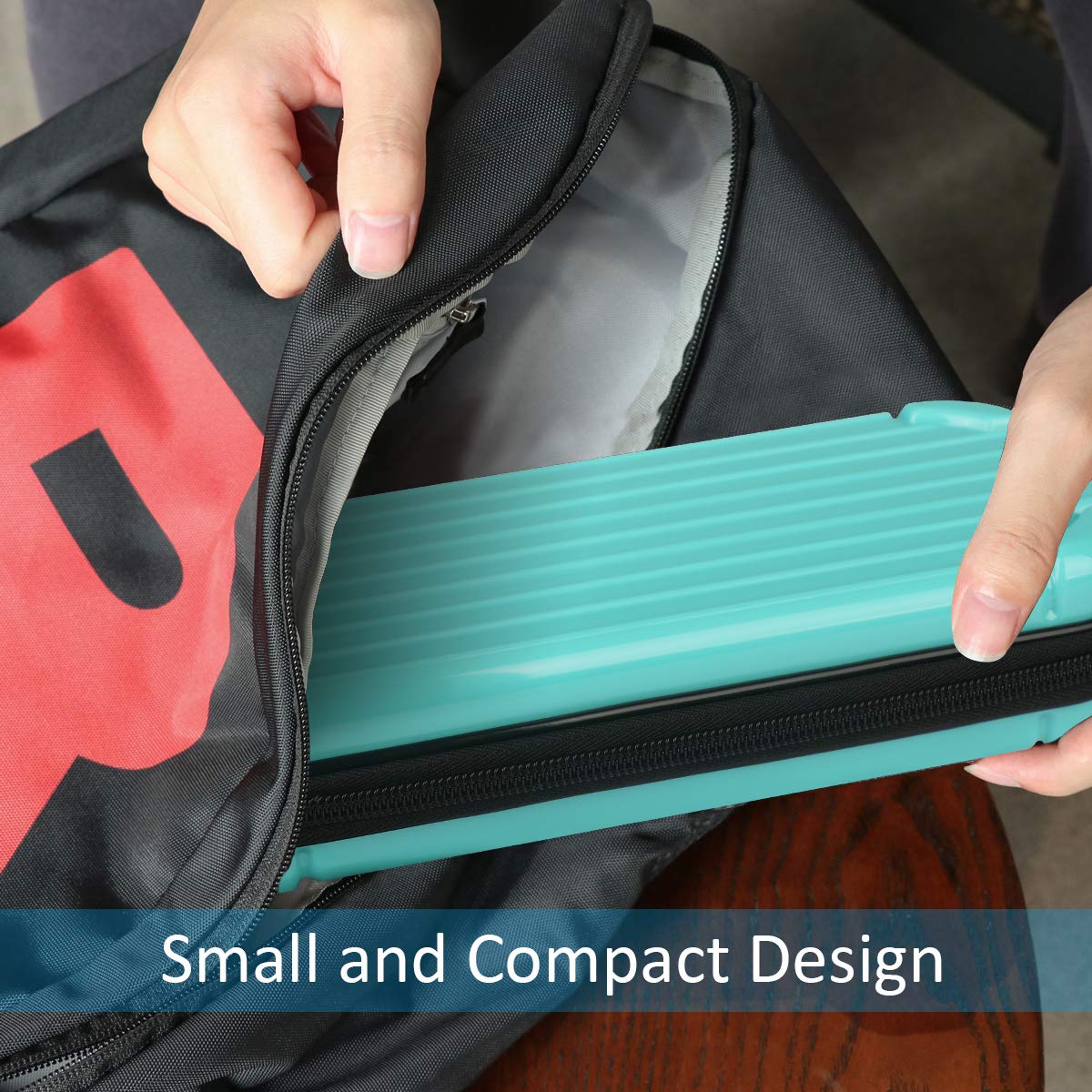 Carrying Case for Nintendo Switch Lite, Y Team Switch Lite Case with 10 Game Cartridge Storage Holders and 1 Tempered Screen Protector for Nintendo Switch Lite Console and Accessories (Turquoise)