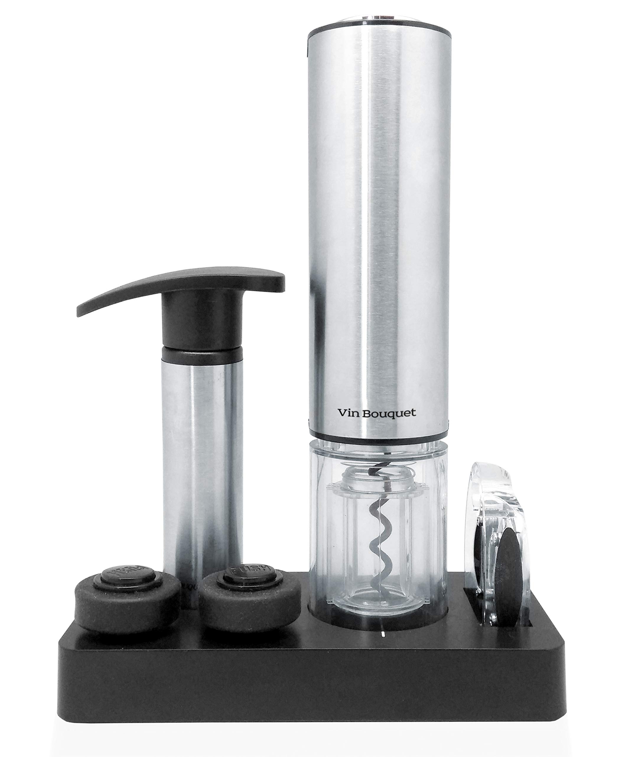 Vin Bouquet FI 002 SET Pressure corskscrew & pump, 2 Stoppers & Foil Cutter
