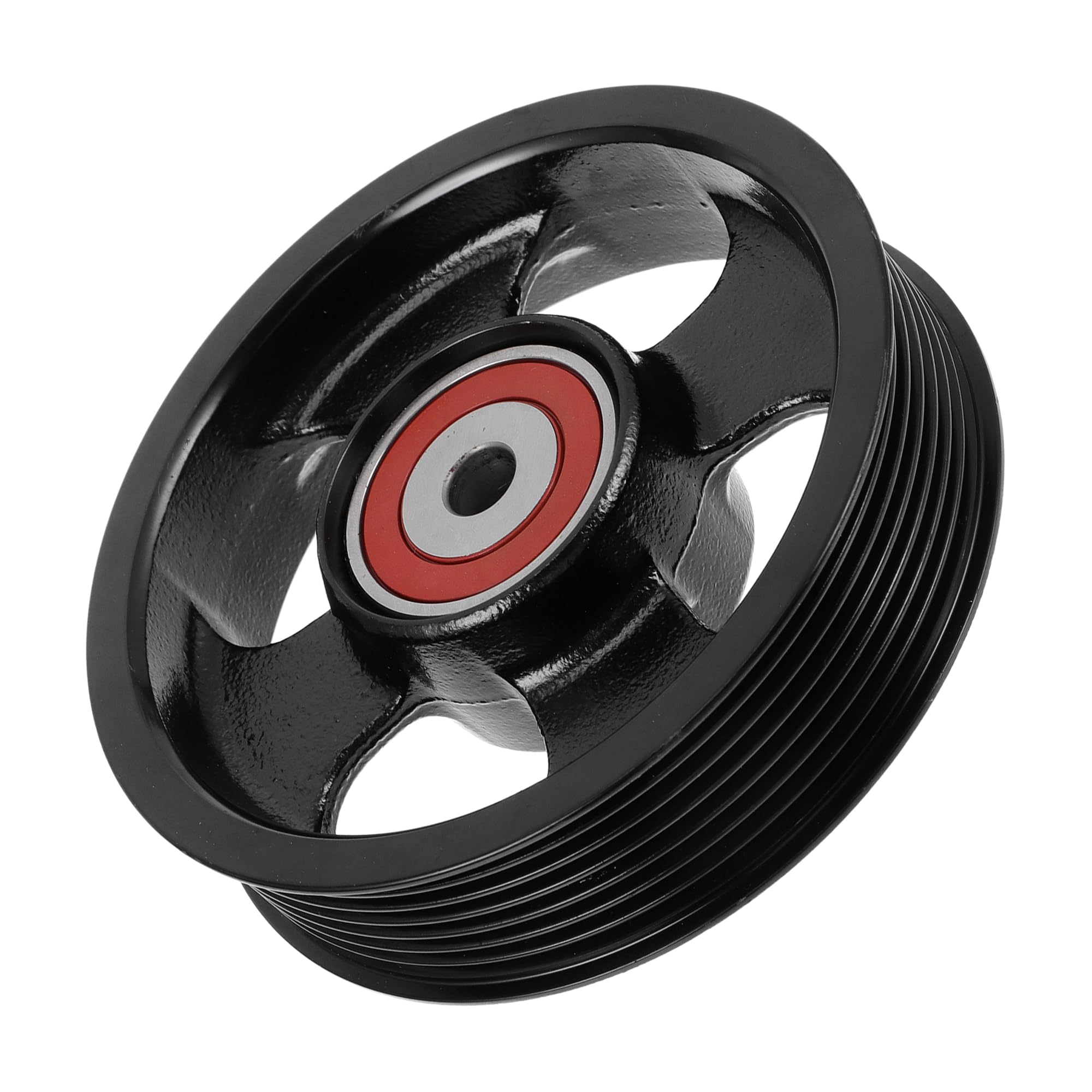 Photo 1 of VekAuto 1 Pc Drive Belt Idler Pulley for Toyota RAV4 2006-2008,for Toyota Corolla 2009-2012 Iron Black Serpentine Tensioner Pulley Idler