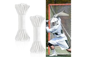 GYOSUGANG 2 Pcs Lacrosse Goal Net Lacing Cord 115ft/35m Long, 4mm Thick, Lacrosse Net Rope for Lacrosse Hockey Soccer Backstop Cage Net Backyard Collegiate High School Youth, Net Not Include