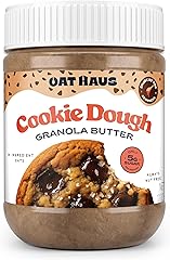 Oat Haus Cookie Dough Granola Butter (Chipless) | Peanut-free, Almond (Tree-Nut) Free, & School-Safe (Top 8 Allergen Free) | 