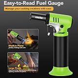Sondiko S907 Kitchen Blow Torch with Fuel Gauge Adjustable Flame view 2