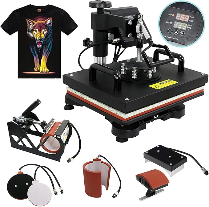 f2c pro 5 in 1 heat press machine