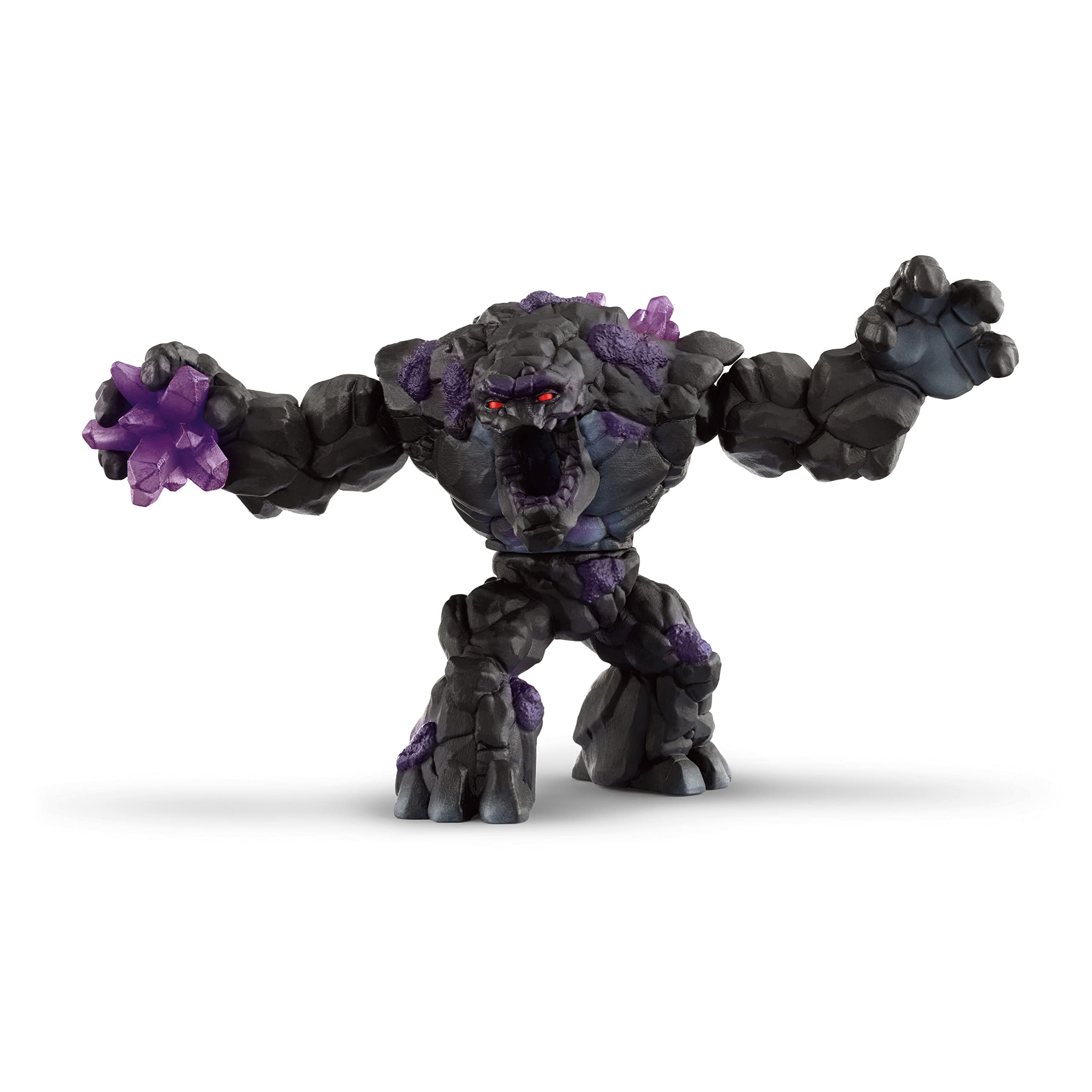 Photo 1 of Schleich ELDRADOR Creatures - 9" Shadow World Stone Monster Toy with Crystal Set - Cool Movable Monster Action Figure for Boys and Girls - Fantasy Rock Beast Figurine - Durable Toys for Kids Ages 7+