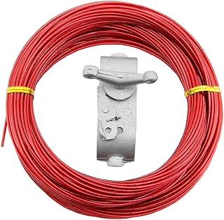 Draht-Spannseil für Pool Planen Ø 2 mm Länge 21 m Spannverschluss Seil-Spanner Drahtseil für Pool-plane