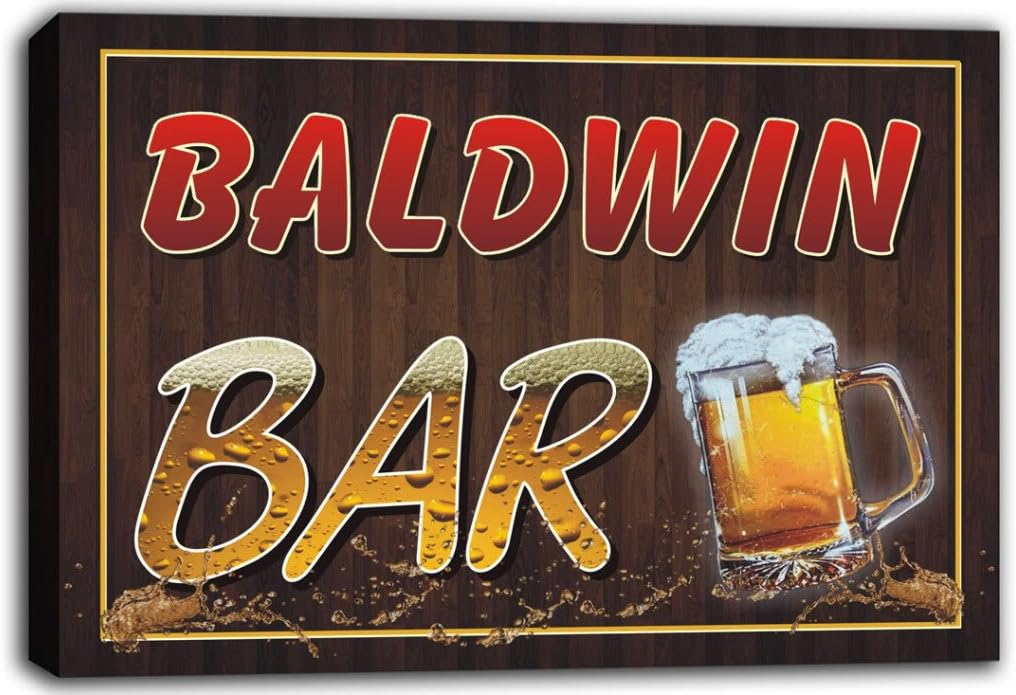 scw3-000361 BALDWIN nombre casa de jarras de cerveza muestra impresión