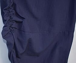 perdontoo Mens Casual Cotton Linen Pant Elastic
