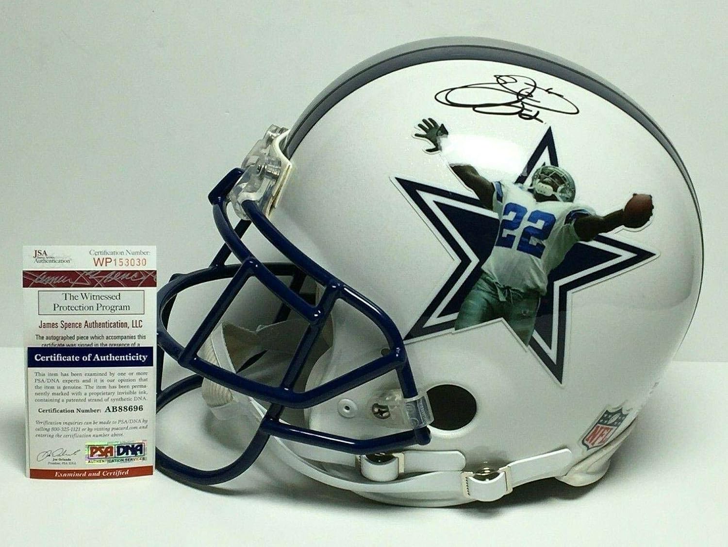 dallas cowboys signed football
