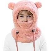 Jastore Kids Ski Balaclava for Boys Girl Winter Hat for Kids Toddle Warm Balaclava Hood Neck Scarf
