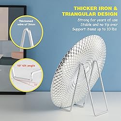 Plate Holder Easel Display Stand - 8 inch Metal
