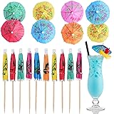 Haundry Cocktail Umbrella Picks, 24-Pack Drink