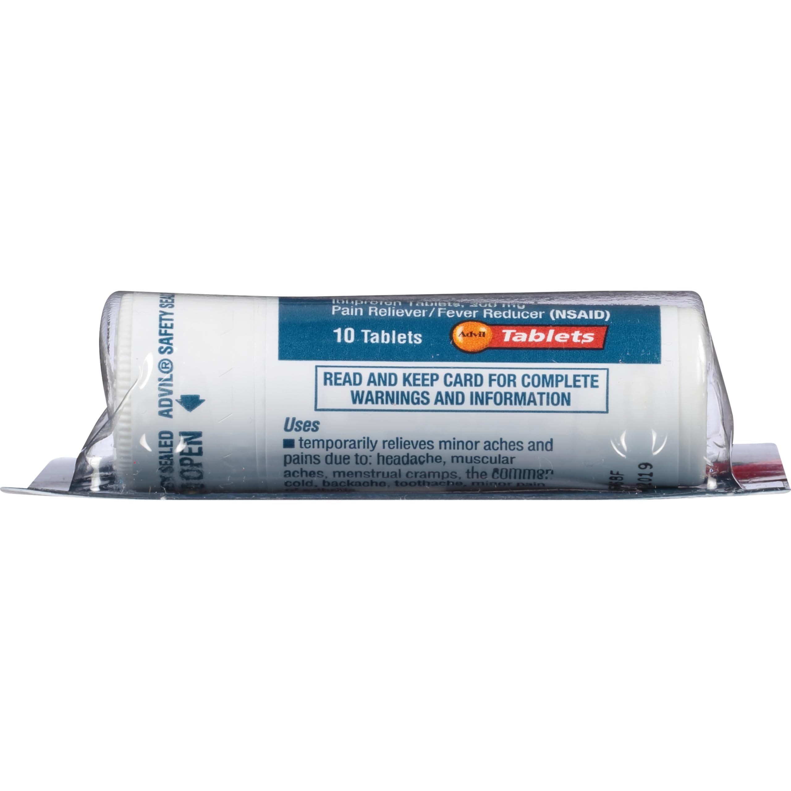 Advil PM Pain Reliever and Nighttime Sleep Aid, Ibuprofen for Pain Relief and Diphenhydramine Citrate for a Sleep Aid - 120 Coated Caplets and Pain Reliever and Fever Reducer, 10 Count Tablets