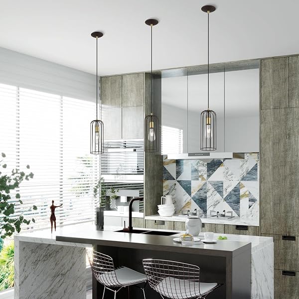 LIVEX LIGHTING GLENBROOK 1 LIGHT PENDANT IN BRONZE WITH ANTIQUE BRASS (49713-07)