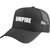 Umpire Trucker Hat with Adjustable Mesh Back