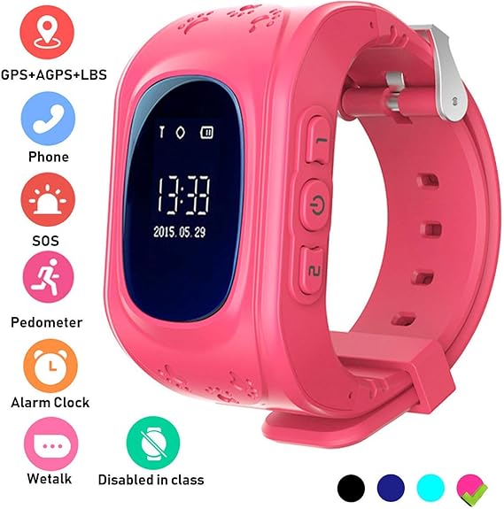 Hangang GPS Tracker Niños Safe Smartwatch Sos Llamadas Localizador ...