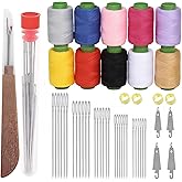 45PCS Steel needles for hand sewing, Stainless Steel Sewing Needles, Steel Needle Sewing Kit,sewing needles, Portable DIY Handcraft Set, Suitable for Beginners &Handicraft Enthusiasts& Daily Use
