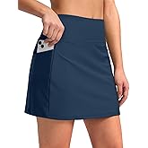G Gradual Women's 16" Swim Skirt with Pockets High Waisted Tummy Control Modest Swimsuit Bathing Suit Bottoms for Women