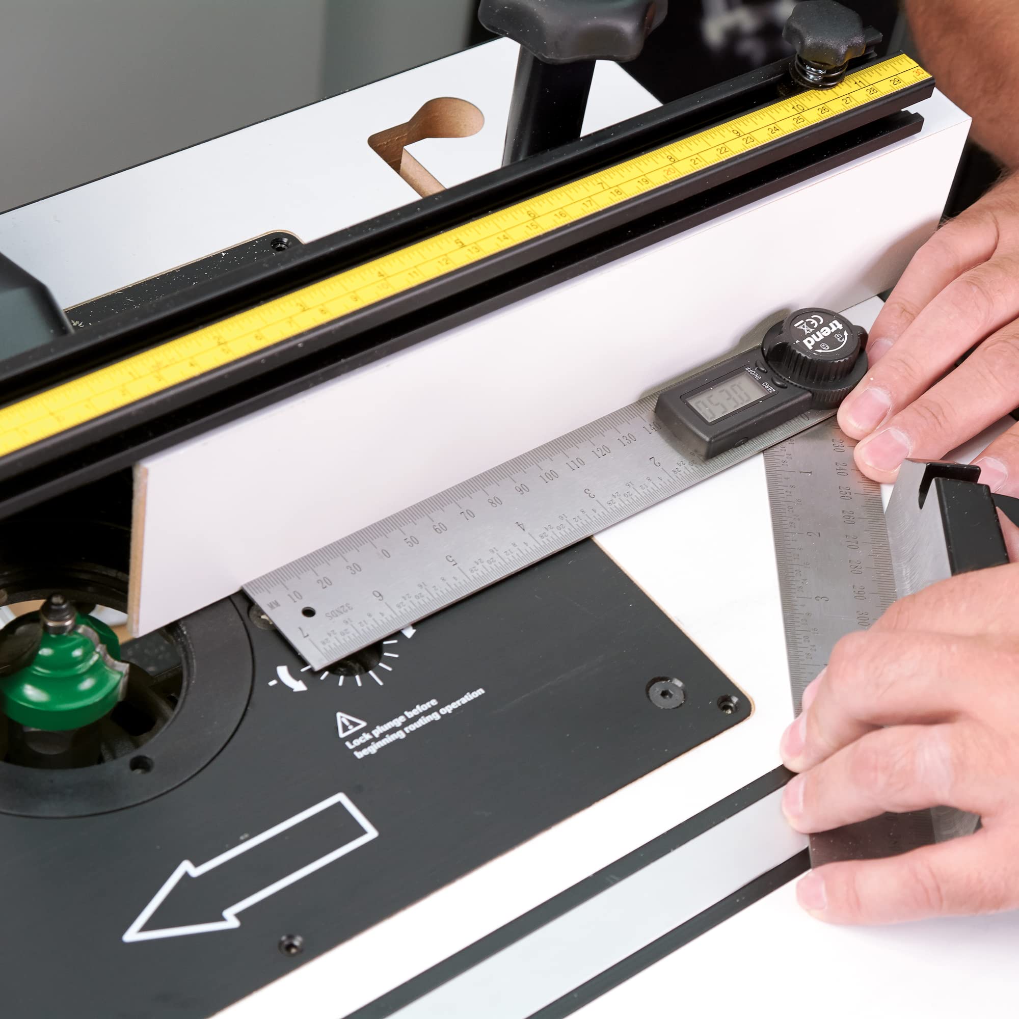 Trend 7 Inch Digital Angle Finder Ruler for Precise Internal and External Angle Measurements, DAR/200