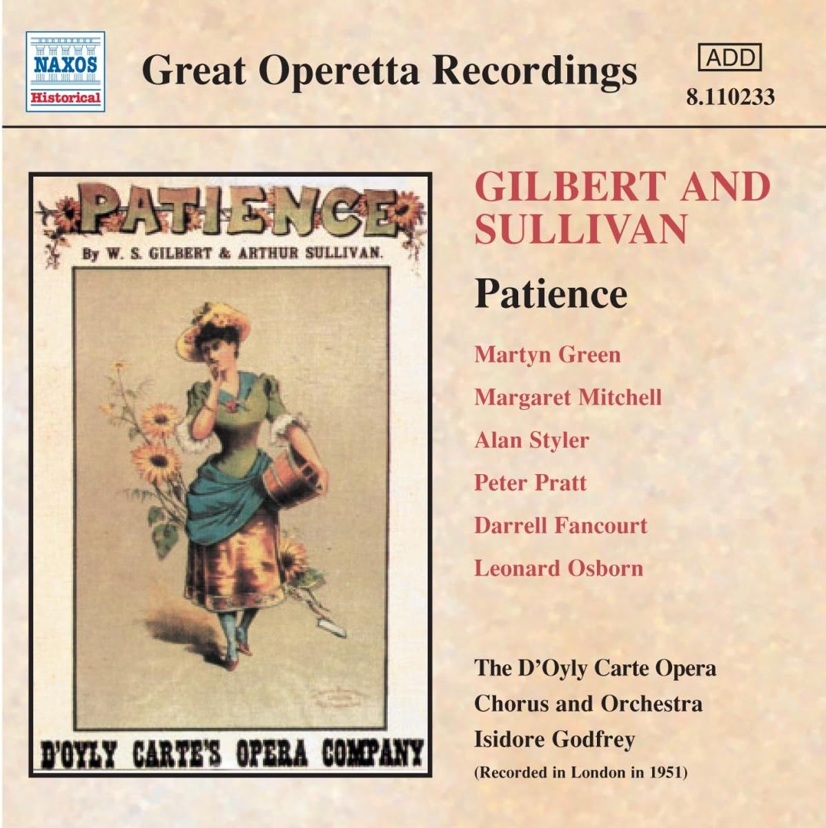 Gilbert & Sullivan Patience Amazon.co.uk CDs & Vinyl