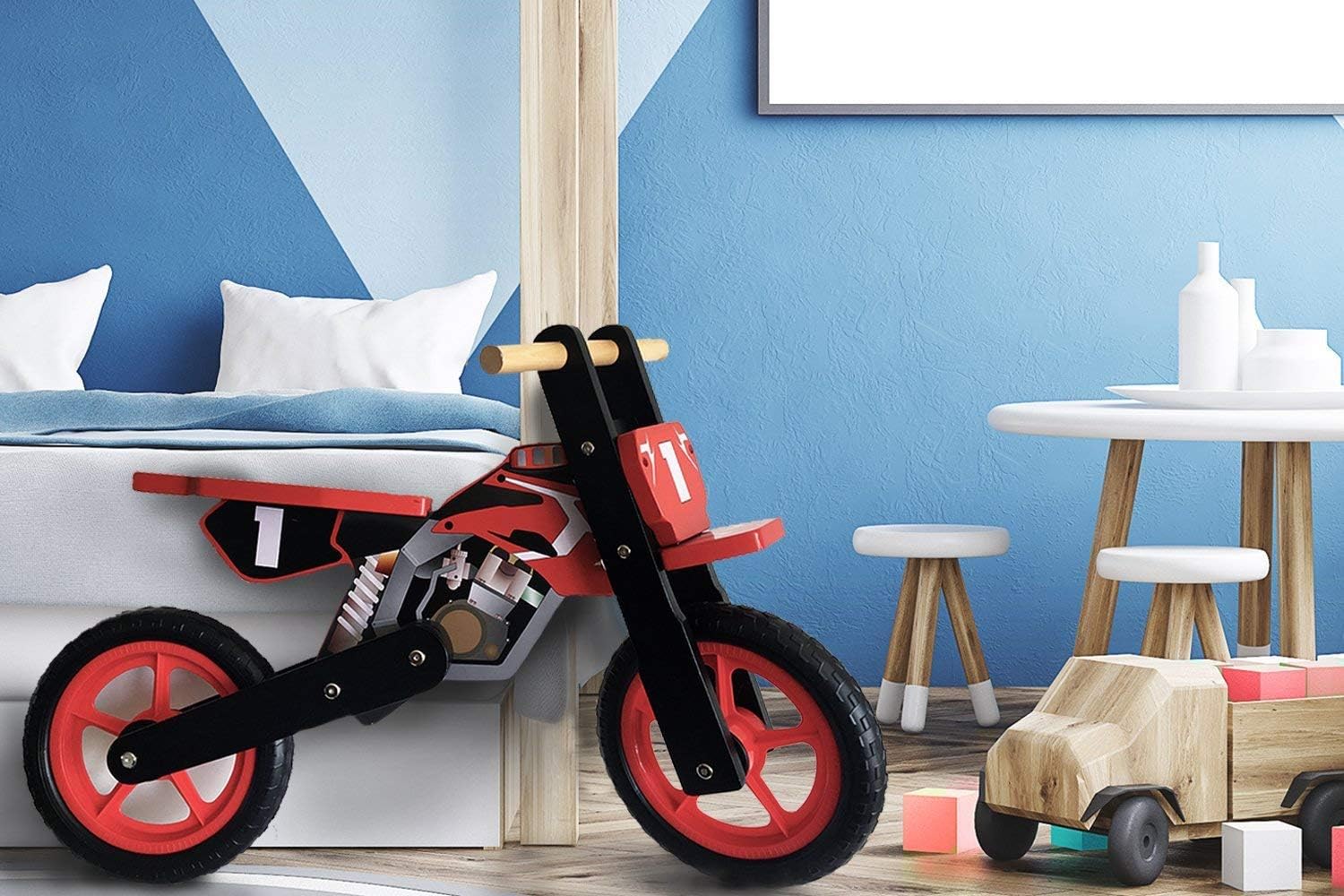 motorbike style push bike