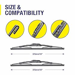 3 Wipers 15"/15"/12" Replacement Generic filter for