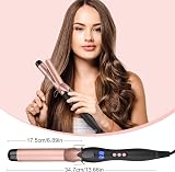 JAETON 32mm Curling Wand Large Barrel PTC Ceramic Dual Voltage Temperature view 6
