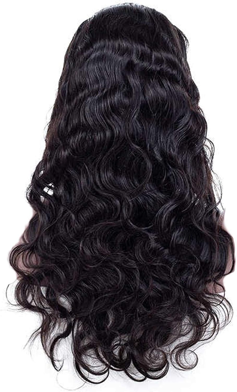 WIG ME UP Perücke 9320-2 – Schwarz, Sehr Lang & Mit Scheitel, Ca. 60 Cm