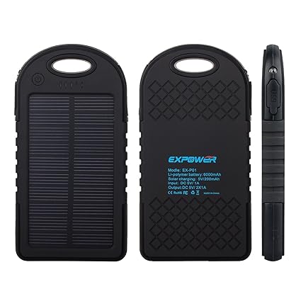 chargeur solaire 6000mah