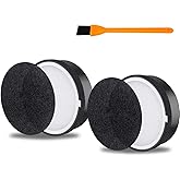Hongfa LV-H132 Replacement Filters for Levoit Air Purifier, 3-in-1 Nylon Pre True HEPA Filter, True HEPA and Activated Carbon Filters Set LV-H132-RF