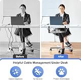 SEGNAYEN Under Desk Cable Management Tray No Drill Metal Wire Organizer Clamp view 2