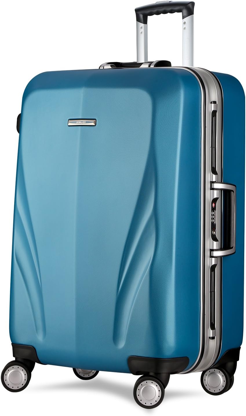 Unitravel Luggage Rolling Suitcase Lightweight Carry On Trunk with Spinner Wheels