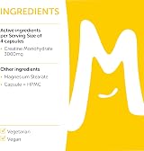 MOBU Creatine Monohydrate 3000mg Capsules 120 Vegan UK Made view 3