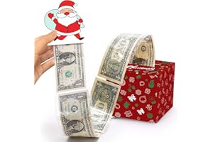 DTESL Happy Birthday Day Money Box for Cash Gift Pull,Money Gift Boxes for Cash,Money Box for Cash Gift Black & Gold Money Holder for Cash with Pull Out Card DIY Set Surprise Birthday Gift Box