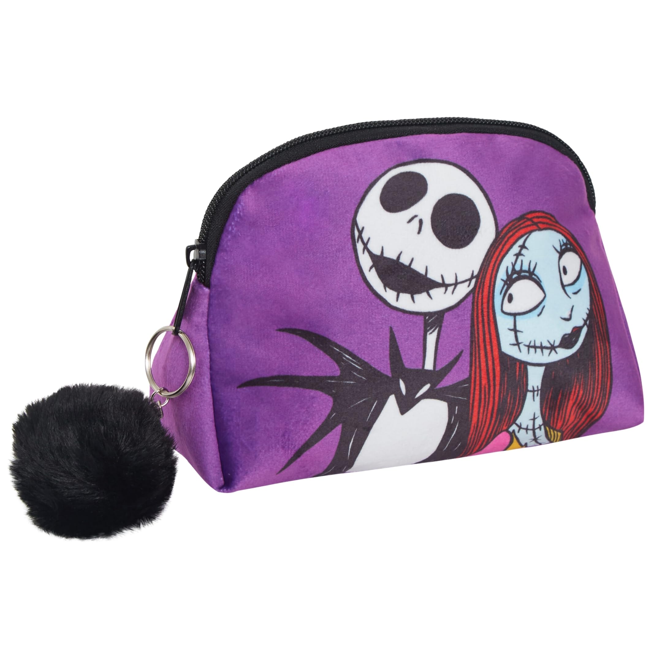 Nightmare Before Christmas Make Up Bag for Women Girls Boys Back to School Pencil Case Disney Cosmetic Toiletries Bag Double Sided Design