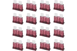 FUSELECHADA (40Pcs) 40 Amp Standard Automotive Fuse, 40A 12V 24V 32V Car Blade Fuses ATO APR ATS for Car/RV/Truck/SUV/Motorcycle/Boat