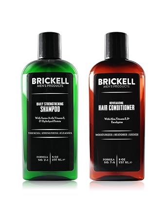 Buy Brickell Men S Daily Revitalizing Hair Care Routine Mint