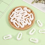 RosewineC 20Pcs Football Net Clips Plastic White Net Clips 1.7x0.8 cm view 4